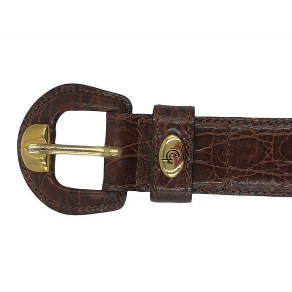 ROBERTO BELLIDO BROWN women leather Belt sz 75 M main image 4